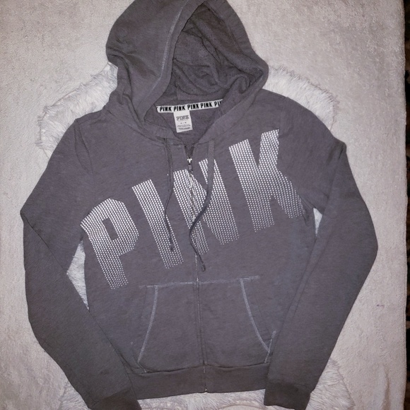 PINK Victoria's Secret Tops - PINK VS zip up hoodie